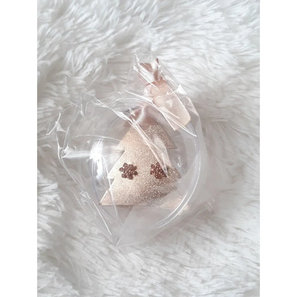 AVON Snow Globe "Snowflake" Earrings (Gold/Rose Gold Color) ~ NEW SEALED!!! - Picture 3 of 6